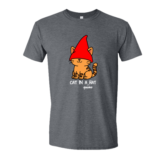 Cat in a Gnome Hat T-shirt