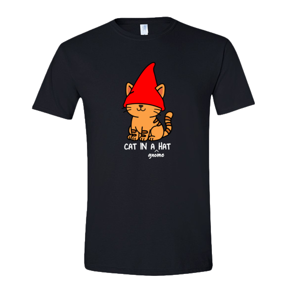 Cat in a Gnome Hat T-shirt