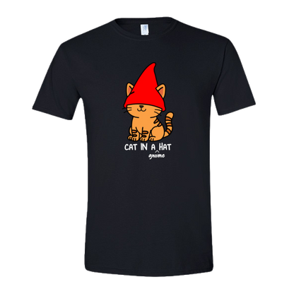 Cat in a Gnome Hat T-shirt