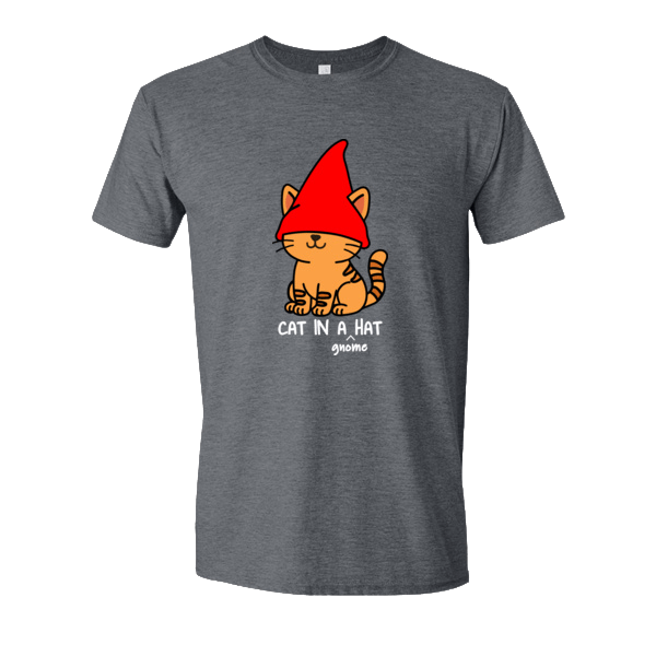 Cat in a Gnome Hat T-shirt