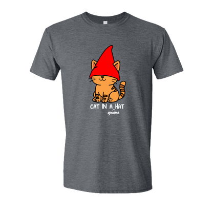 Cat in a Gnome Hat T-shirt