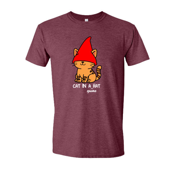 Cat in a Gnome Hat T-shirt