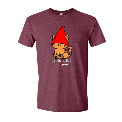 Cat in a Gnome Hat T-shirt