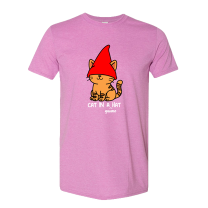 Cat in a Gnome Hat T-shirt